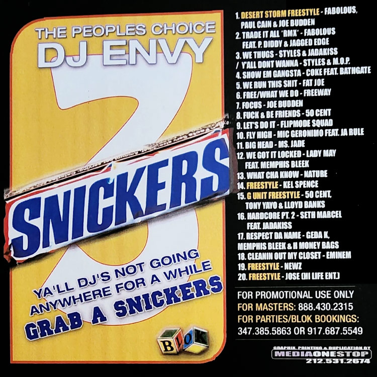 DJ Envy - Snickers Pt. 3 - 2002